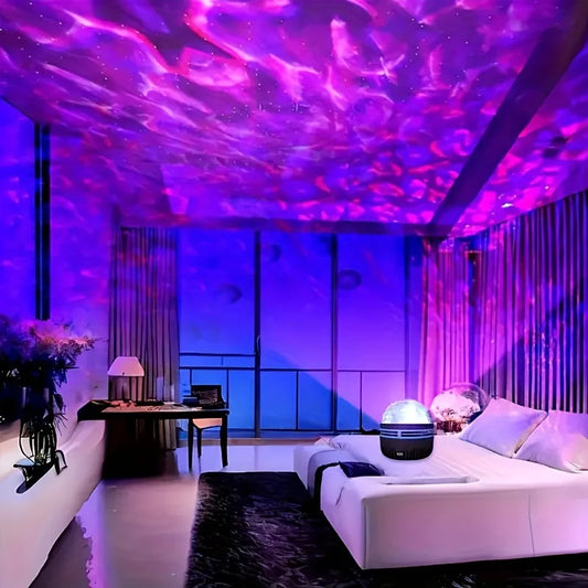 USB LED Night Light Starry Sky Projector Lamp Aurora DC 5V RGB Remote