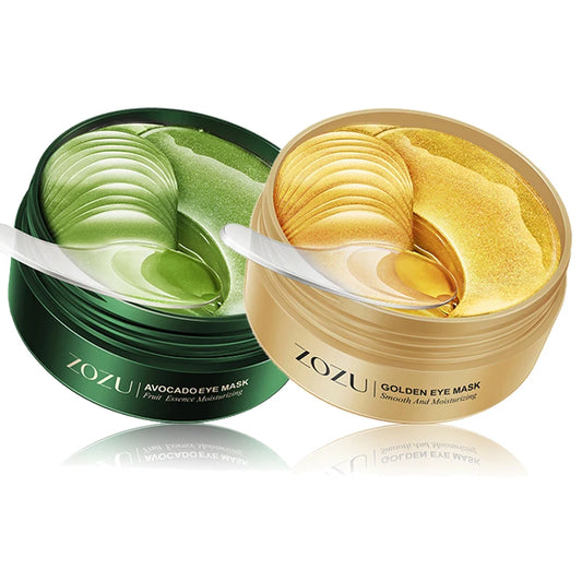 120pcs Avocado Golden Collagen Eye Mask Anti Dark Circles Removal Eye
