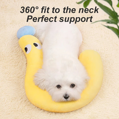 1 Pc Pet Little Pillow U-Shaped Neck Protector Deep Sleep for Puppy
