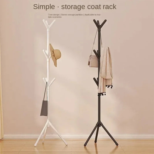 Clothes Rack Stand Tree Branch Shape Multi Hook Mobile and Convenient
