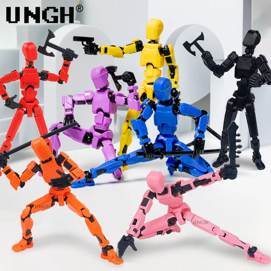 UNGH Multi-Jointed Movable Robot 3D Printed Mannequin Toy 13 Action