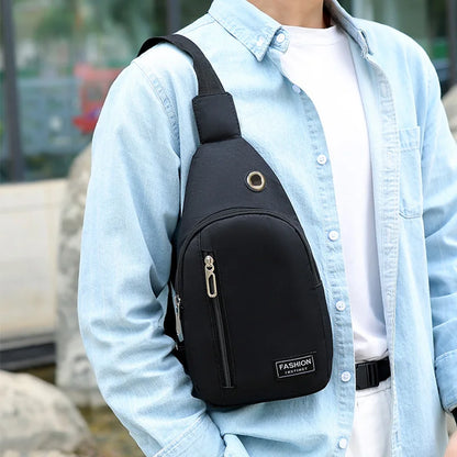 Chest Bag Men New Leisure Fashion Trend One Shoulder Chest Bag Outdoor