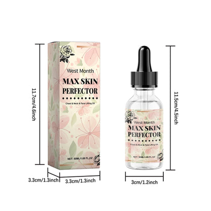 WEST MONTH Chest Neck Face Lifting Oil Efficient Nourishment Deeply