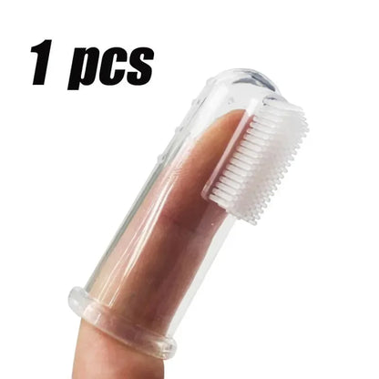 Soft pet finger toothbrush Teddy dog toothbrush tartar dental care dog