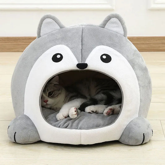 Very Soft Cat Bed Pet Basket Cat House Sofa Small Dog Lounger Cushion
