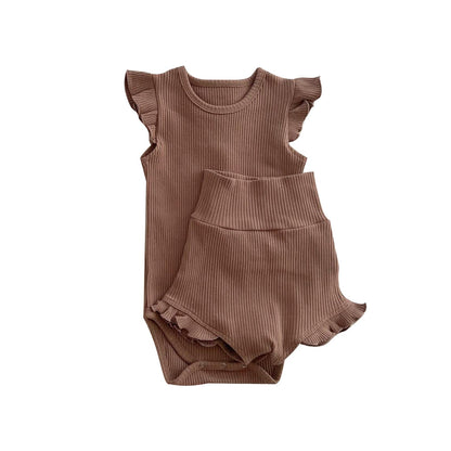 Baby Solid Color Hot Selling Comfy  Sets