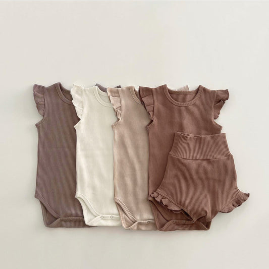 Baby Solid Color Hot Selling Comfy  Sets
